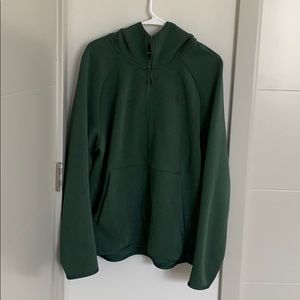 Green Nike Zipper Hoodie
